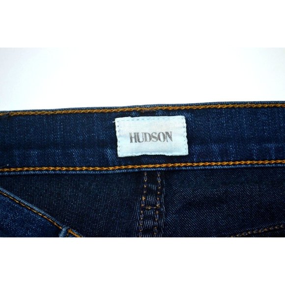 HUDSON Women's Nico Midrise Super Skinny Jeans SIZE 25 Dark Wash - Picture 8 of 9